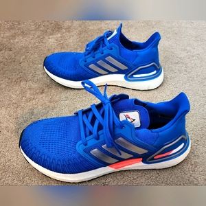 adidas UltraBoost 20 x NASA Football Blue 2020 men's size 10.5